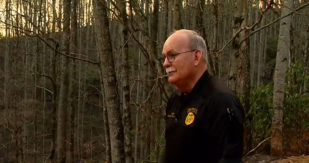 <i>WLOS via CNN Newsource</i><br/>A file image of Swain County Sheriff Curtis Cochran.