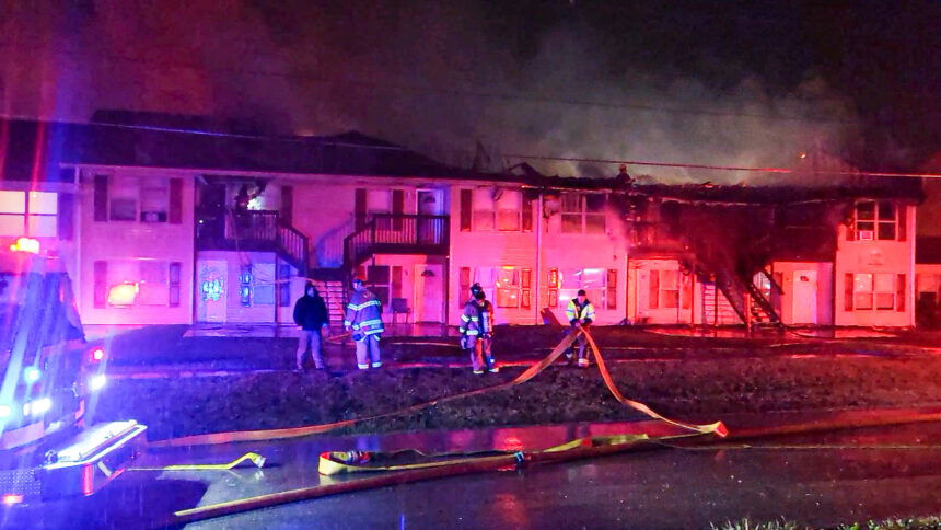Meadows Apartments fire 2