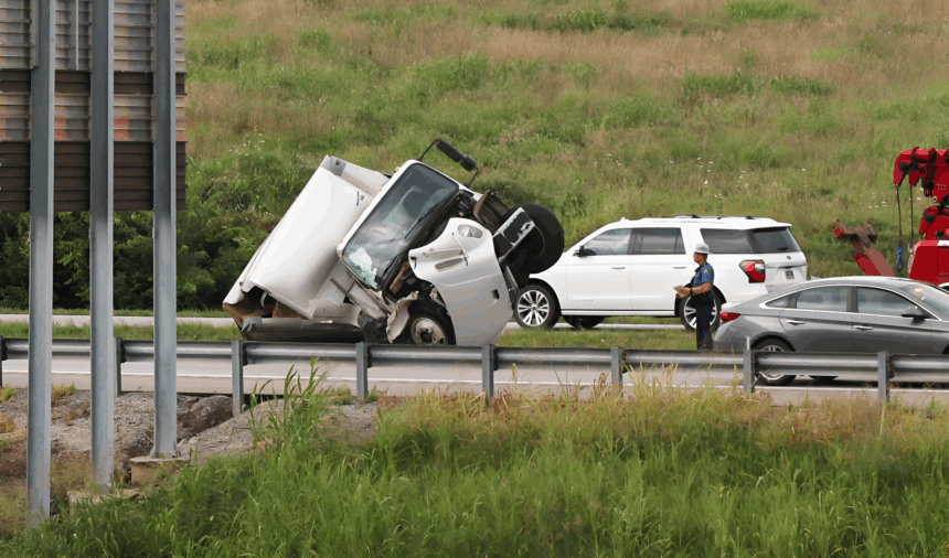 Interstate 29 Crash Lowes Truck 2