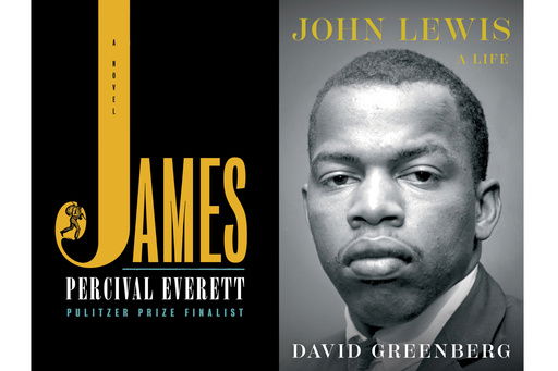 This combination of images shows cover art for