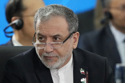 Iran's Foreign Minister Abbas Araghchi attends the 17th annual BRICS summit in Rio de Janeiro