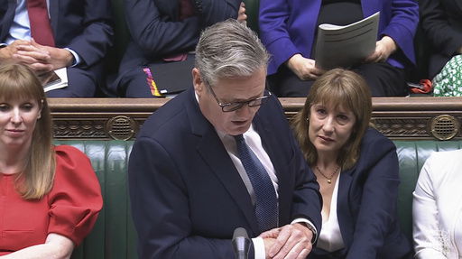 This screen grab of Chancellor of the Exchequer Rachel Reeves