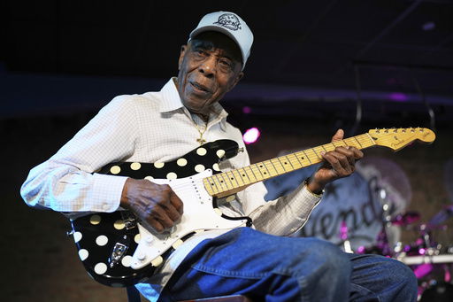 Buddy Guy poses for a portrait at Buddy Guy's Legends in Chicago on Thursday