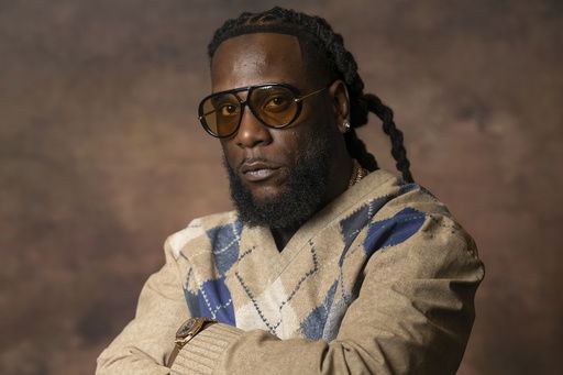 Burna Boy poses for a portrait on Thursday
