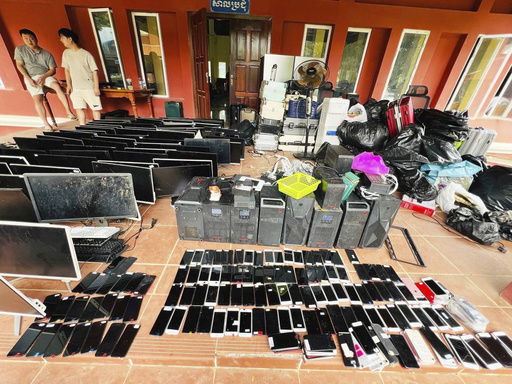 In this photo provided by state news service Agence Kampuchea Press