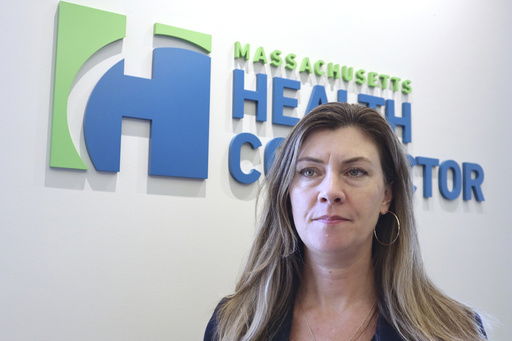 Massachusetts Health Connector Executive Director Audrey Morse Gasteier poses for a portrait in the state health insurance marketplace's office Tuesday