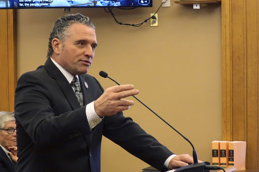 FILE - Kansas Senate President Ty Masterson