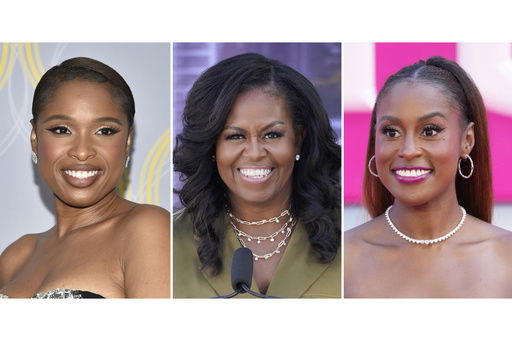 This combination of photos shows Jennifer Hudson