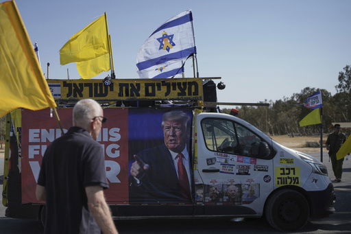 People take part in a protest demanding an end to the war and the immediate release of hostages held by Hamas in the Gaza Strip