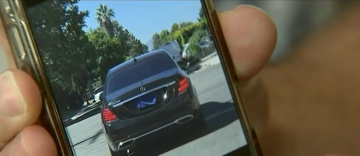 <i>KABC via CNN Newsource</i><br/>Thieves were caught on camera stealing from a Woodland Hills home and loading what they took into a getaway car.