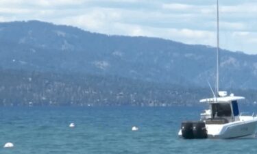 A boat capsized during Lake Tahoe storm