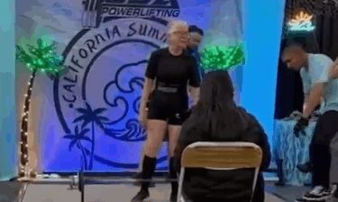 Sister Pat Farrell competed in her first ever powerlifting contest at age 72.