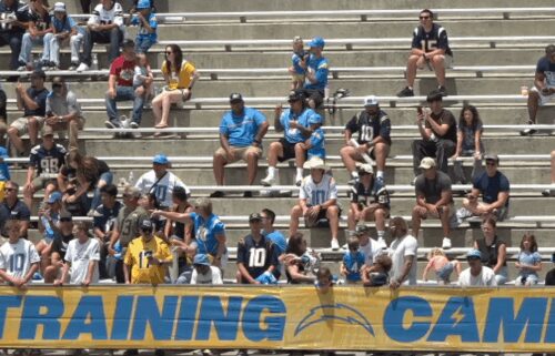 The Los Angeles Chargers returned to their former home city today