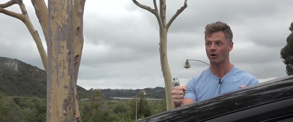<i>KGTV via CNN Newsource</i><br/>Dustin Laemmlen was driving in the right lane of La Costa Ave. Thursday afternoon