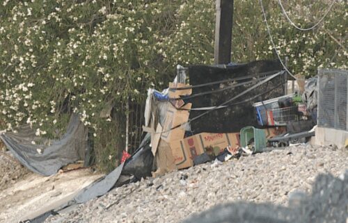 Residents in east Las Vegas are reporting an increase in homeless people in their neighborhoods following a construction project at the wash near Flamingo and Maryland Parkway.