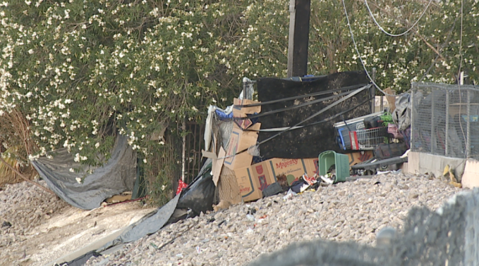 <i>KTNV via CNN Newsource</i><br/>Residents in east Las Vegas are reporting an increase in homeless people in their neighborhoods following a construction project at the wash near Flamingo and Maryland Parkway.