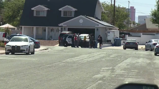 <i>KTNV via CNN Newsource</i><br/>as Vegas Metro Police are investigating the death of a 20-year-old man whose body was discovered in a backyard swimming pool.