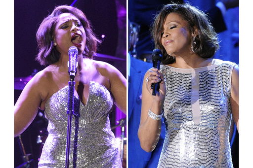 Jennifer Hudson performs at the pre-Grammy gala in Beverly Hills