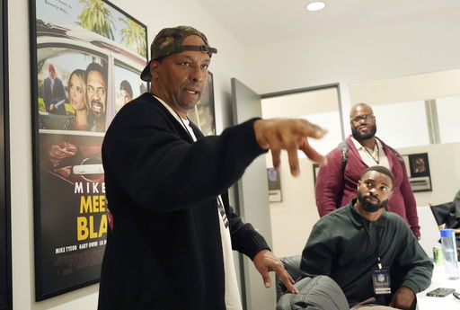FILE - Filmmaker and former professional basketball player Deon Taylor