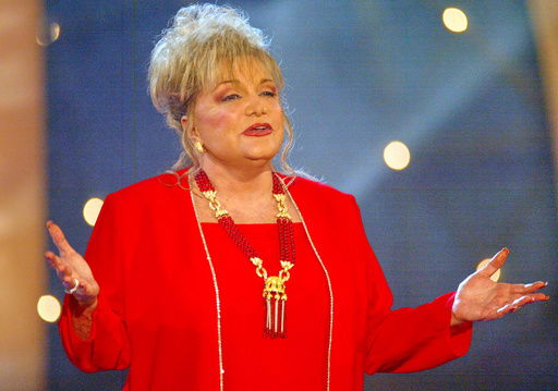 FILE - Singer Connie Francis performs during the dress rehearsal of the German TV show