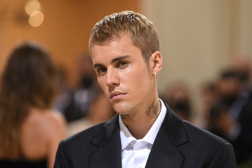 FILE - Justin Bieber attends The Metropolitan Museum of Art's Costume Institute benefit gala on Sept. 13