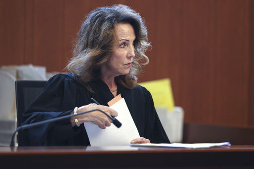 Boston Municipal Court Chief Justice Tracy -Lee Lyons during court proceedings to dismiss cases in which the defendant has been unrepresented for more than 45 days Tuesday