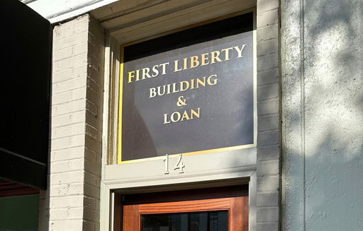 The office of First Liberty Building and Loan