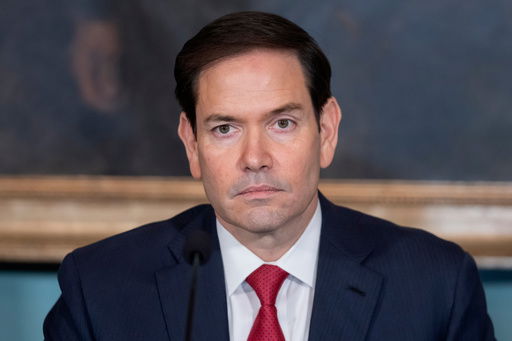 FILE - Secretary of State Marco Rubio attends a signing ceremony for a peace agreement between Rwanda and the Democratic Republic of the Congo at the State Department