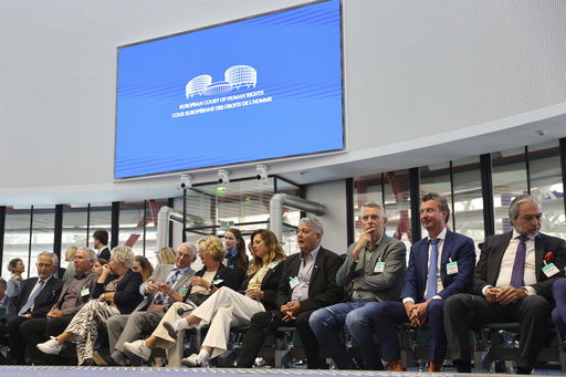 Plaintiffs sit in the European Court of Human Rights before it issues a landmark set of rulings about alleged Russian violations in Ukraine since 2014