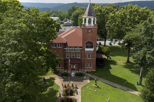 The The Rhea County courthouse where the Scopes Monkey Trial occured in 1925 is seen