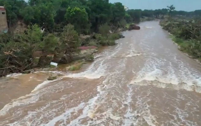<i>KTVT via CNN Newsource</i><br/>The RV park Guillen owns with her husband in Kerrville was wiped away in less than an hour.