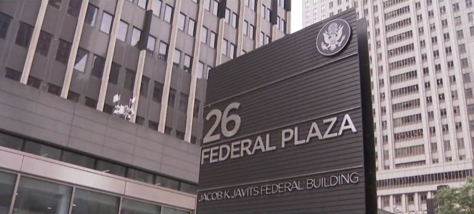 <i>WCBS via CNN Newsource</i><br/>New video offers a first glimpse inside a United States Immigration and Customs Enforcement processing center at New York City's 26 Federal Plaza.