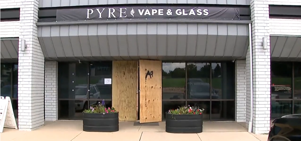 <i>KCNC via CNN Newsource</i><br/>A small business in Centennial is facing a major setback two months after opening. Pyre Vape and Glass was one of several vape shops across the Denver metro area targeted in a string of coordinated overnight burglaries.