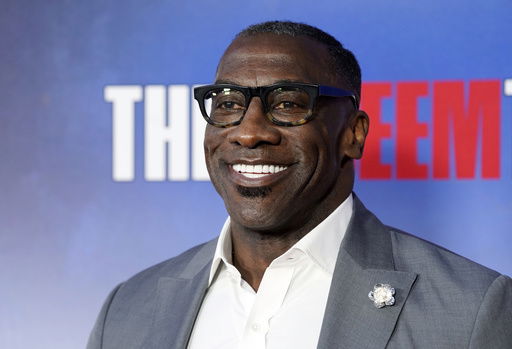 FILE - Former NFL football player and sports analyst Shannon Sharpe poses at a special screening of the Netflix documentary film 