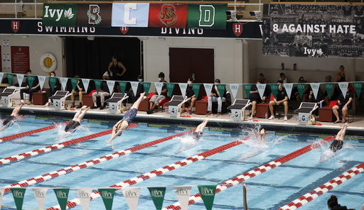 FILE - Swimmers including Penn's Lia Thomas