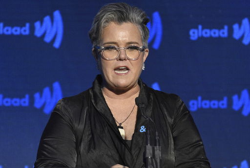 FILE - Presenter Rosie O'Donnell speaks at the 30th annual GLAAD Media Awards