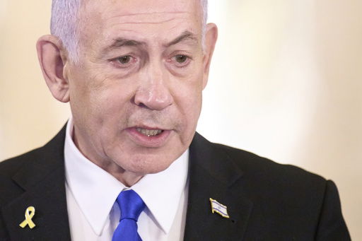 Israeli Prime Minister Benjamin Netanyahu speaks to the media