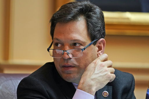 FILE - Virginia state Sen. Scott Surovell