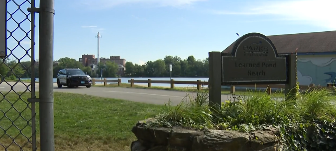 <i>WBZ via CNN Newsource</i><br/>A teenage boy was taken to the hospital on July 20 after he was pulled from a pond in Framingham