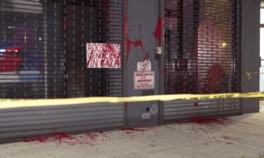 Rep. Alexandria Ocasio-Cortez's office was vandalized with red paint overnight in New York City.