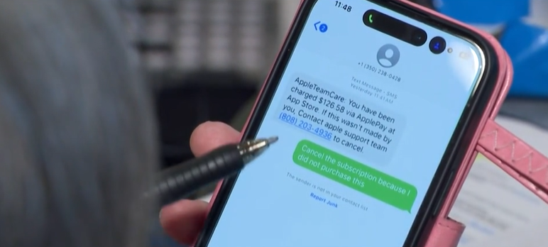 <i>WCBS via CNN Newsource</i><br/>The Suffolk County Police Financial Crimes Unit is investigating what it calls a growing trend of scammers targeting senior citizens with text messages.