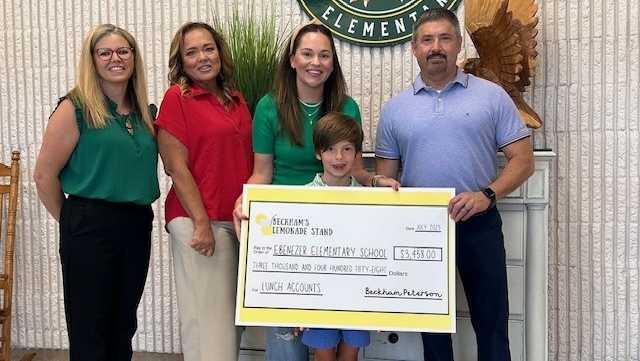 <i>WJCL via CNN Newsource</i><br/>7-year-old Beckham Peterson is a little shy around the camera but he's got a heart of gold.