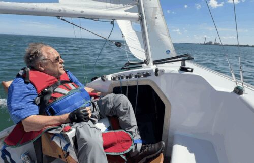 Boating enthusiast Tim Vraa made the four-hour road trip to Sheboygan for a special experience.