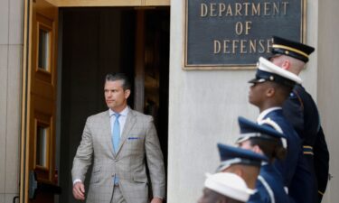 Secretary of Defense Pete Hegseth waits for the arrival of Indian Minister of External Affairs Subrahmanyam Jaishankar during an Honor Cordon at the Pentagon on July 01
