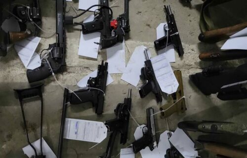 Numerous firearms