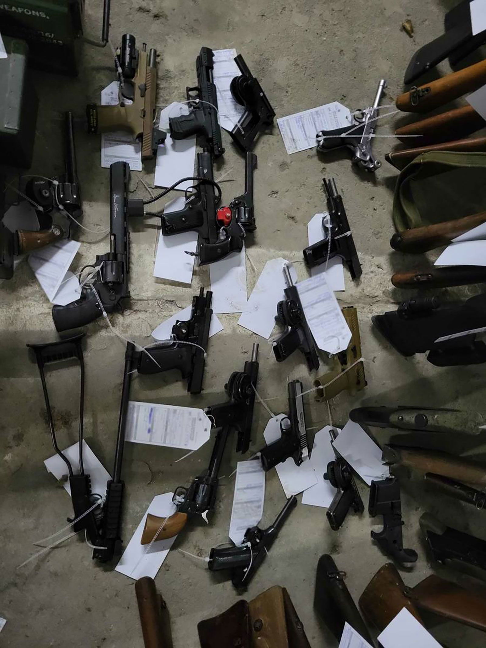 <i>Royal Canadian Mounted Police via CNN Newsource</i><br/>Numerous firearms