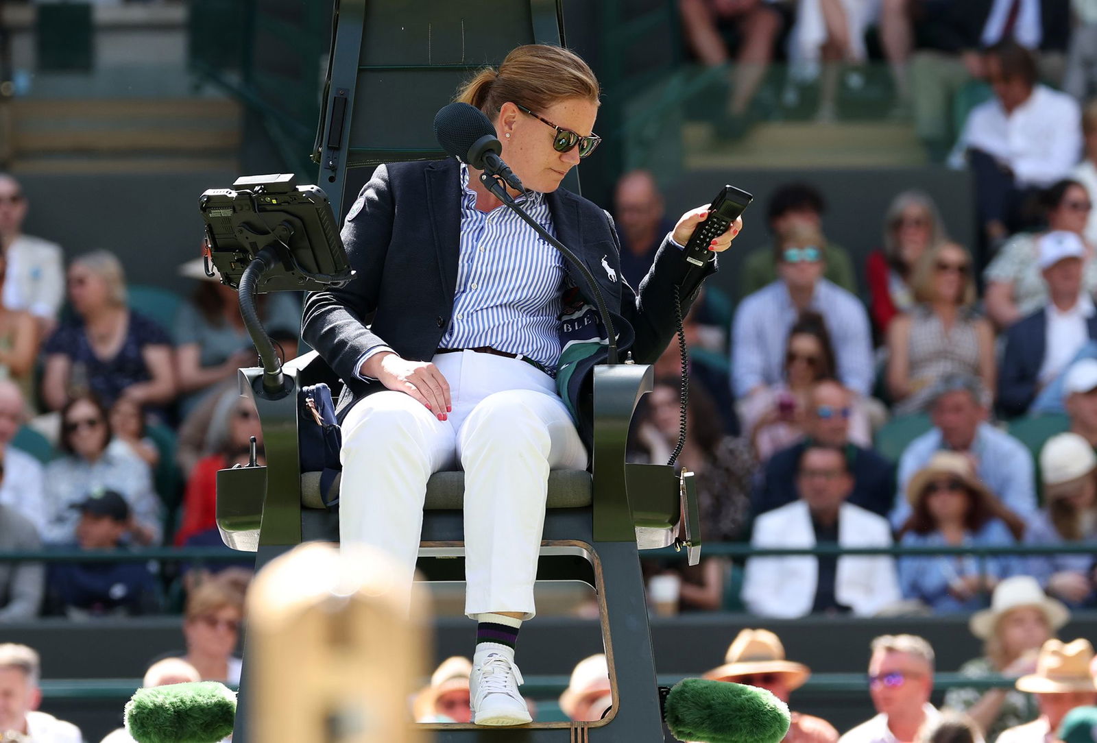 <i>John Walton/PA/AP via CNN Newsource</i><br/>American Taylor Fritz went on to win the match and will now play in the semifinals.
