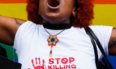 Human rights activists march in the streets of Nakuru