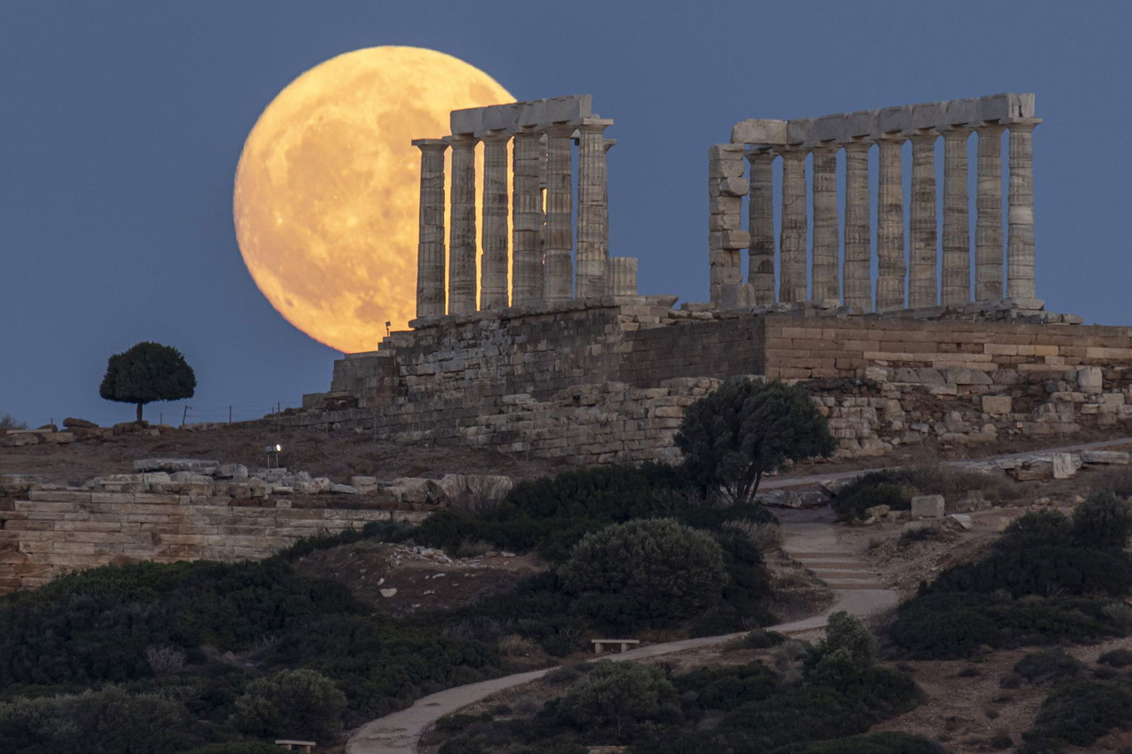 <i>Nicolas Economou/NurPhoto/Shutterstock via CNN Newsource</i><br/>Keep your eyes on the horizon on the night of July 10 to see the peak July's full buck moon.