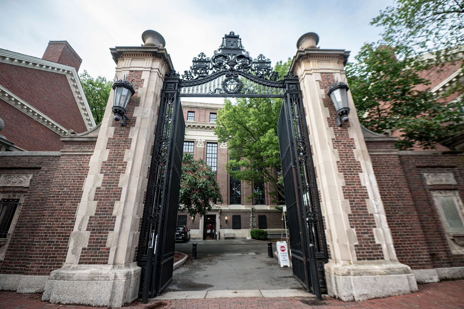 <i>Ziyu Julian Zhu/Xinhua/VCG/AP via CNN Newsource</i><br/>A Harvard University gate opens May 24 to campus in Cambridge